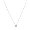 girocollo diamante solitario in oro bianco