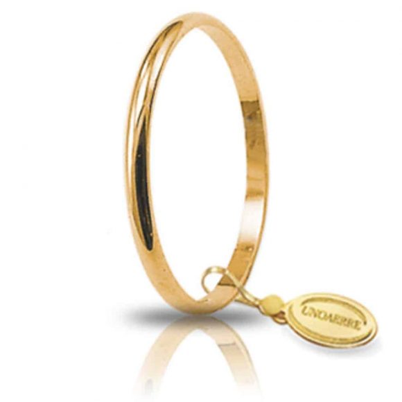 fede fermanello classica in oro giallo Unoaerre