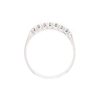 anello diamanti riviera in oro bianco - immagine 2