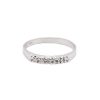 anello diamanti riviera in oro bianco