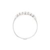 anello diamanti riviera in oro bianco - immagine 2