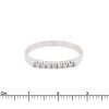 anello diamanti riviera in oro bianco - immagine 3