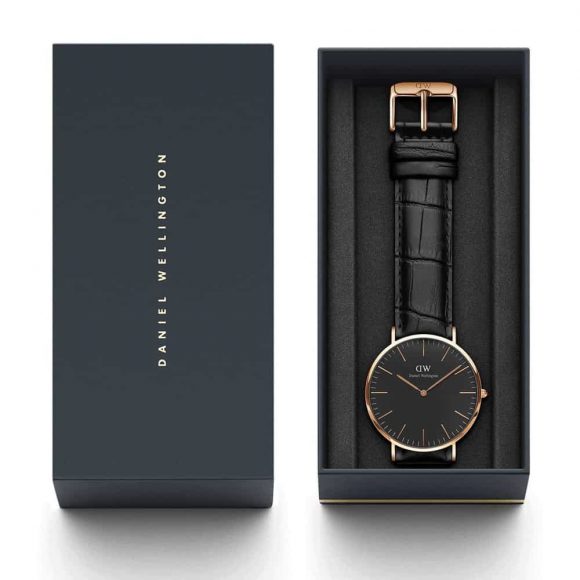 orologio solo tempo unisex Daniel Wellington Classic Reading Black - immagine 2