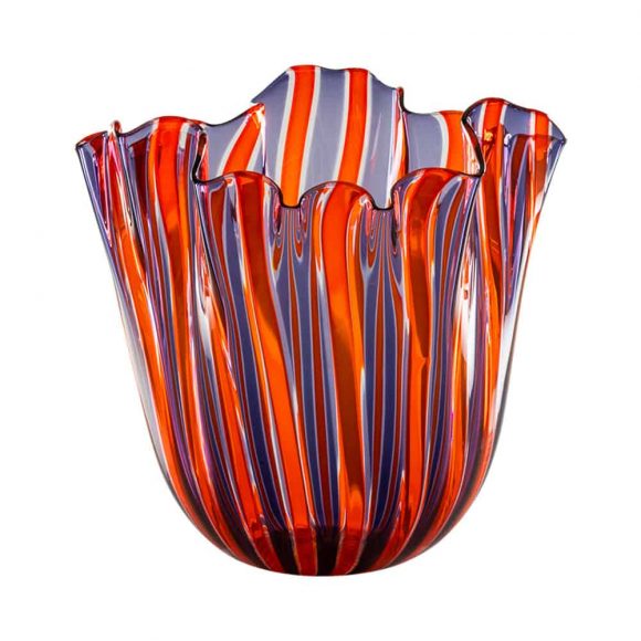 Vaso Venini Fazzoletto a canne