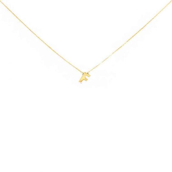 collana donna oro gioielli Grace T. Lettera D'Amore F