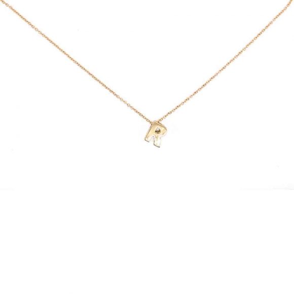collana donna oro gioielli Grace T. Lettera D'Amore R