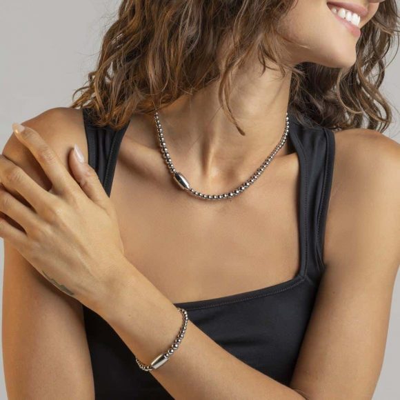 collana donna gioielli Breil Magnetica System Medium Moon - immagine 2