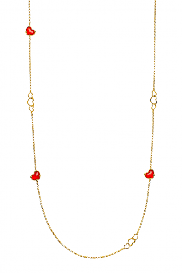 collana donna gioielli Grace T. Cuori di Fuoco
