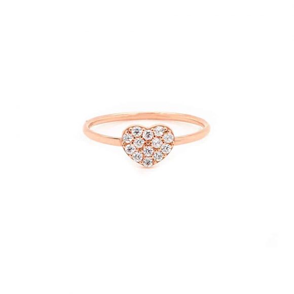 anello donna gioielli Grace T. Cuore Insieme bianco - immagine 2