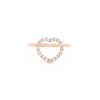 anello donna gioielli Grace T. Cuore Insieme bianco - immagine 3