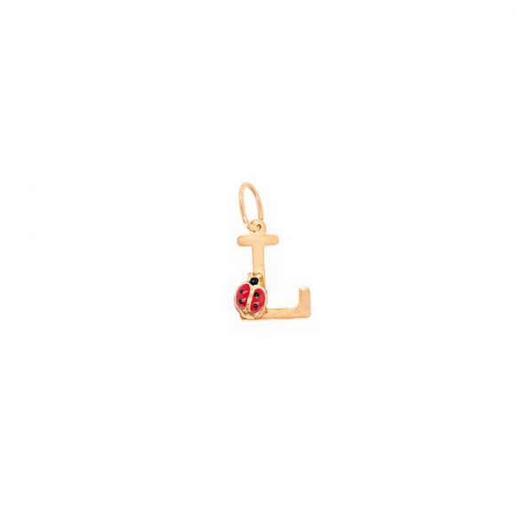 ciondolo bimbo/a gioielli Gold Gallery Lettera L