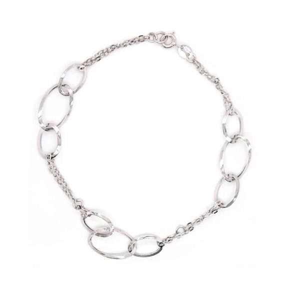 bracciale donna in oro bianco