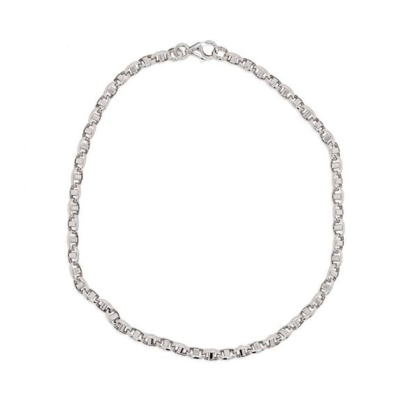 bracciale unisex in oro bianco