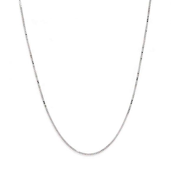 collana unisex in oro bianco