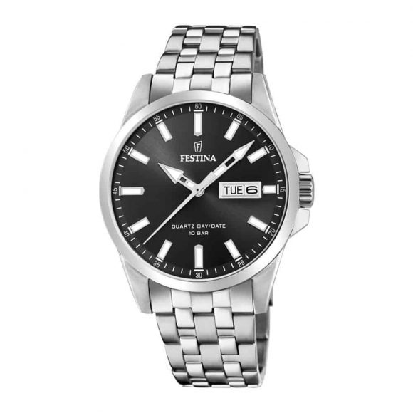 orologio solo tempo uomo Festina Acero Clasico