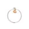 anello solitario donna gioielli Grace T. Cuore D'Oro - immagine 2