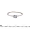 anello diamanti pavè in oro bianco - immagine 3