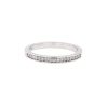 anello diamanti pavè in oro bianco