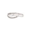 anello diamanti pavè in oro bianco