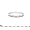 anello diamanti pavè in oro bianco - immagine 3