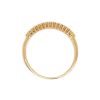 anello diamanti pavè in oro giallo - immagine 2