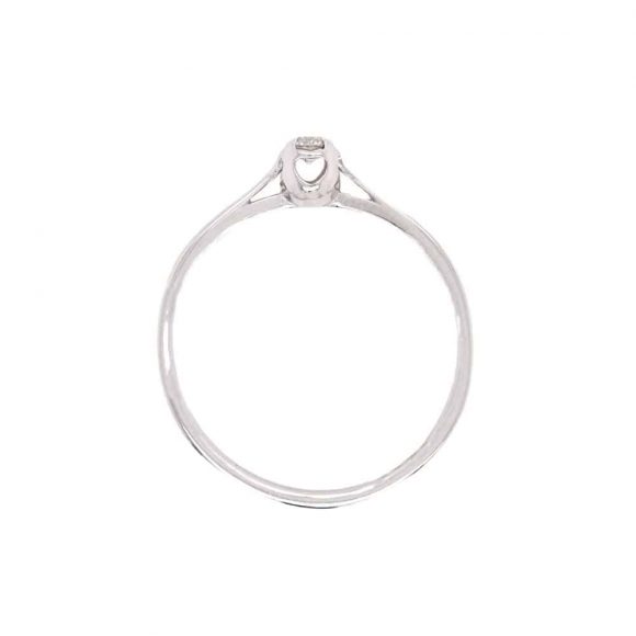 anello solitario donna gioielli Grace T. Cuore Segreto - immagine 2