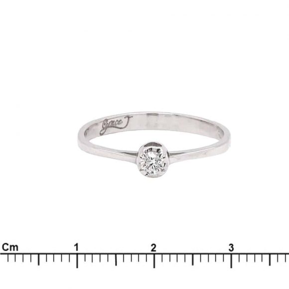 anello solitario donna gioielli Grace T. Cuore Segreto - immagine 3