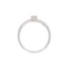 anello diamanti pavè in oro bianco - immagine 2