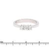 anello diamanti trilogy in oro bianco - immagine 3