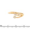 anello diamanti trilogy in oro giallo - immagine 3