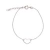 bracciale cuore in argento