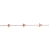 bracciale stelle in argento rosè - immagine 2