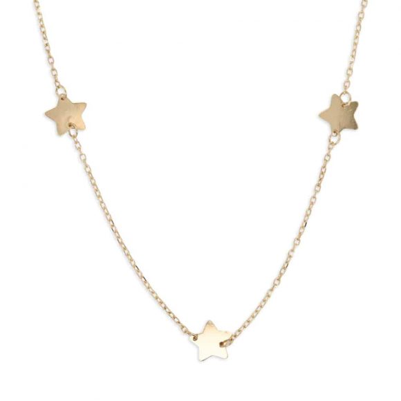 girocollo stelle donna in oro giallo