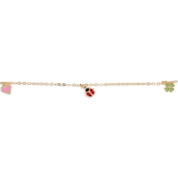 bracciale bimbo/a in oro giallo - immagine 2