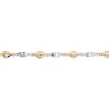 bracciale unisex in oro bicolore - immagine 2