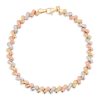 bracciale donna in oro tricolore