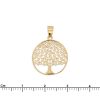 ciondolo albero della vita unisex in oro giallo - immagine 2