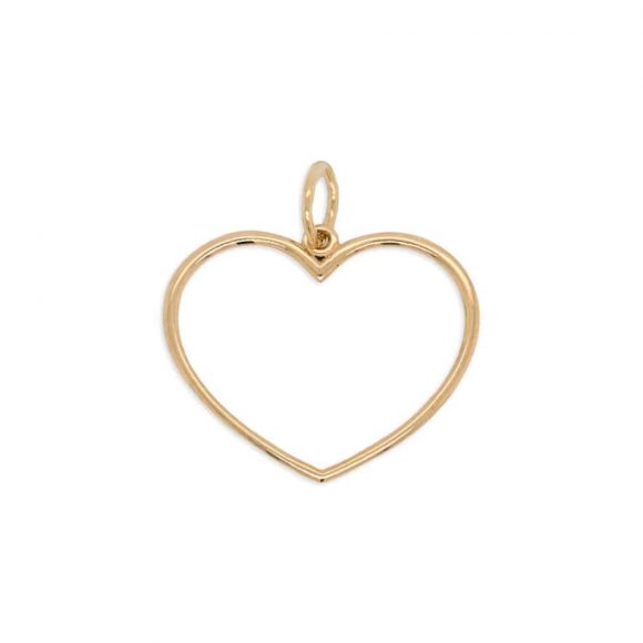 ciondolo cuore donna in oro giallo