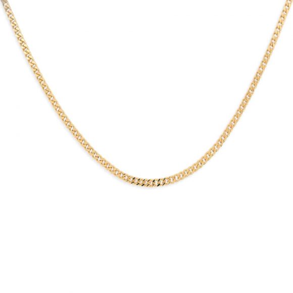 collana unisex in oro giallo