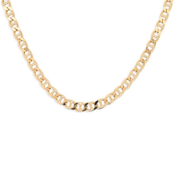collana unisex in oro giallo