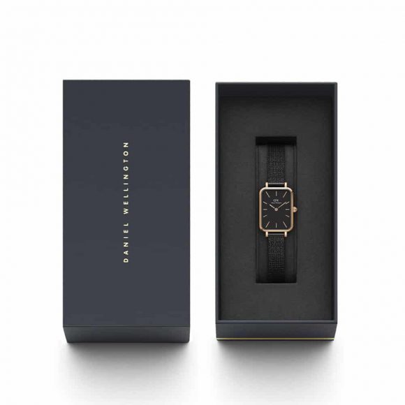 orologio solo tempo unisex Daniel Wellington Quadro Pressed Ashfield DW00100433 - immagine 4
