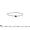 anello zaffiro in oro bianco - immagine 3
