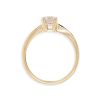 anello donna in oro giallo e zircone - immagine 2