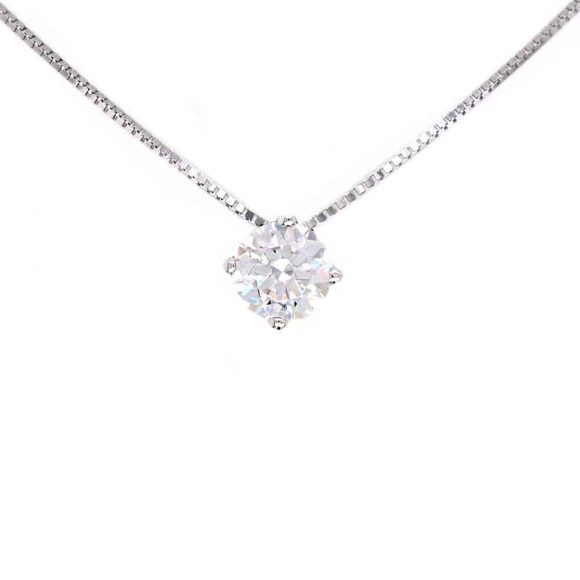 collana zirconi in oro bianco