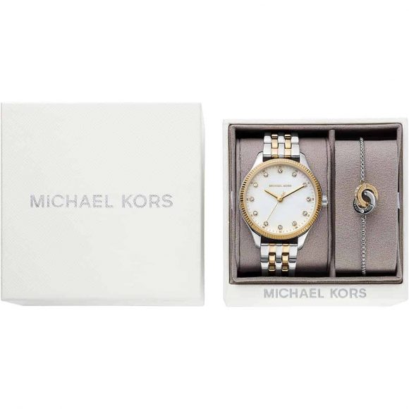 set orologio solo tempo Lexington e bracciale MK1026 - immagine 4