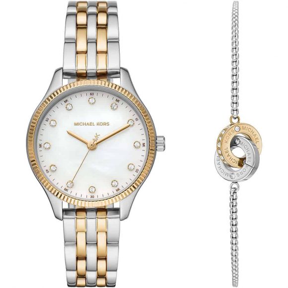 set orologio solo tempo Lexington e bracciale MK1026