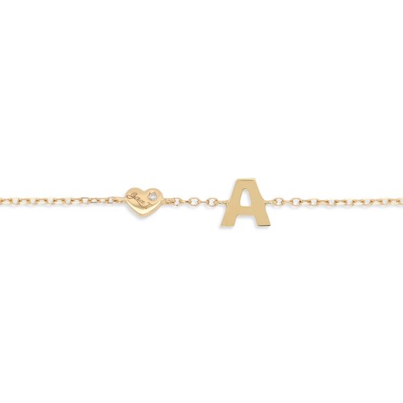 bracciale donna gioielli Grace T. Lettera D'Amore A - immagine 2