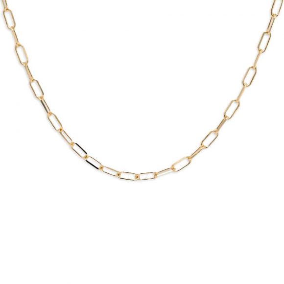 collana unisex in oro giallo