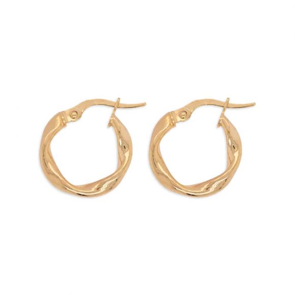 orecchini anella donna in oro giallo - immagine 3