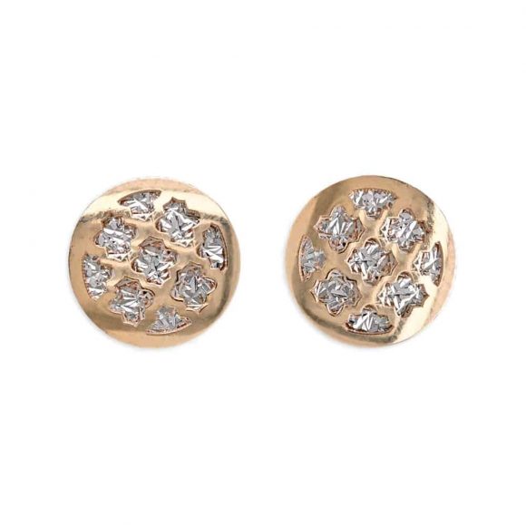 orecchini donna in oro bicolore